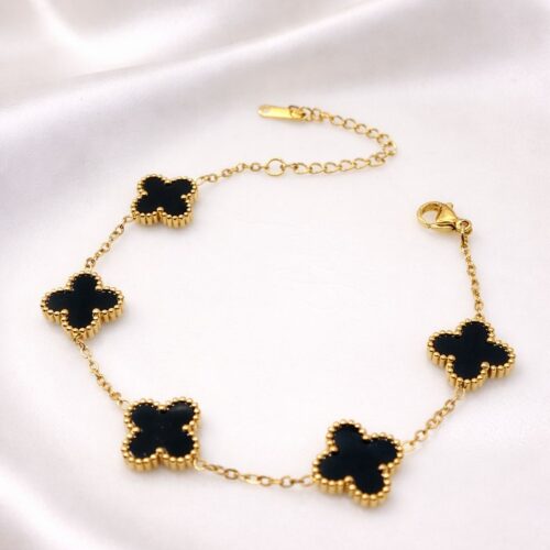 Clover Bracelet | Anti Tarnish | Daily wear | Chain Bracelet