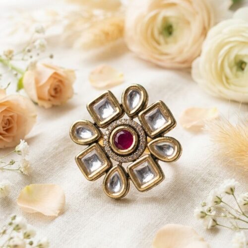 Maharani Polki Ring