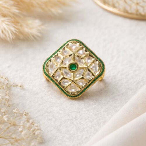 Zariya Kundan Ring