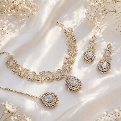 Celeste Crystal Necklace Set