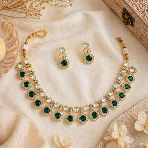Mehfil Emerald Set
