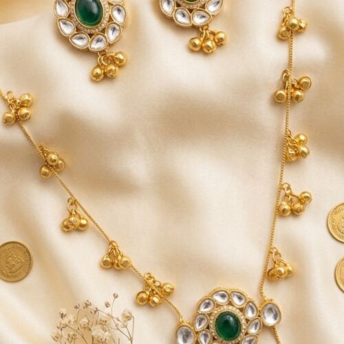 Royal Green Opulence Necklace Set