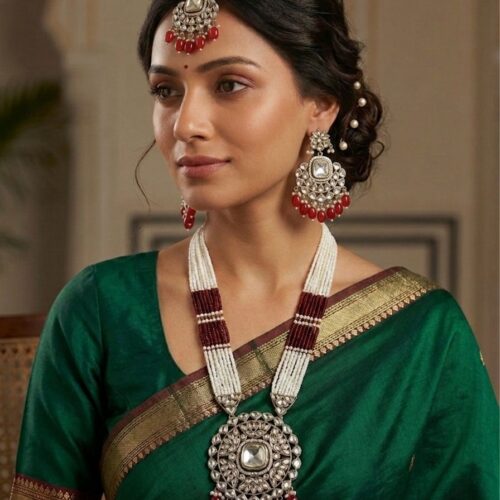 Regal Ruby Heirloom Necklace Set